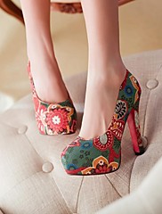 chaussures pour femmes pompes bout rond stylet cuir talon chaussures plus de couleurs disponibles