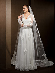 voile en tulle brodé