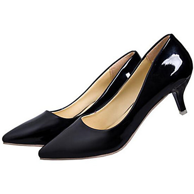 low heel black and white shoes