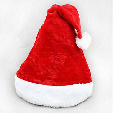 2pcs christmas short plush velvet santa hat super soft 2pcs christmas short plush velvet santa hat super soft
